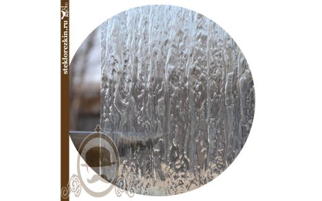 Листовое стекло рифлёное рельефное «Водопад» (Бесцветное) www.zerkaland.ru